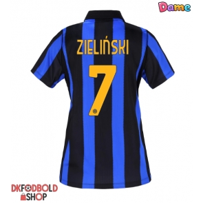 Inter Milan Piotr Zielinski #7 Hjemmebanetrøje Dame 2026-27 Kort ærmer Inter Milan Piotr Zielinski #7 Hjemmebanetrøje Dame 2026-27 Kort ærmer